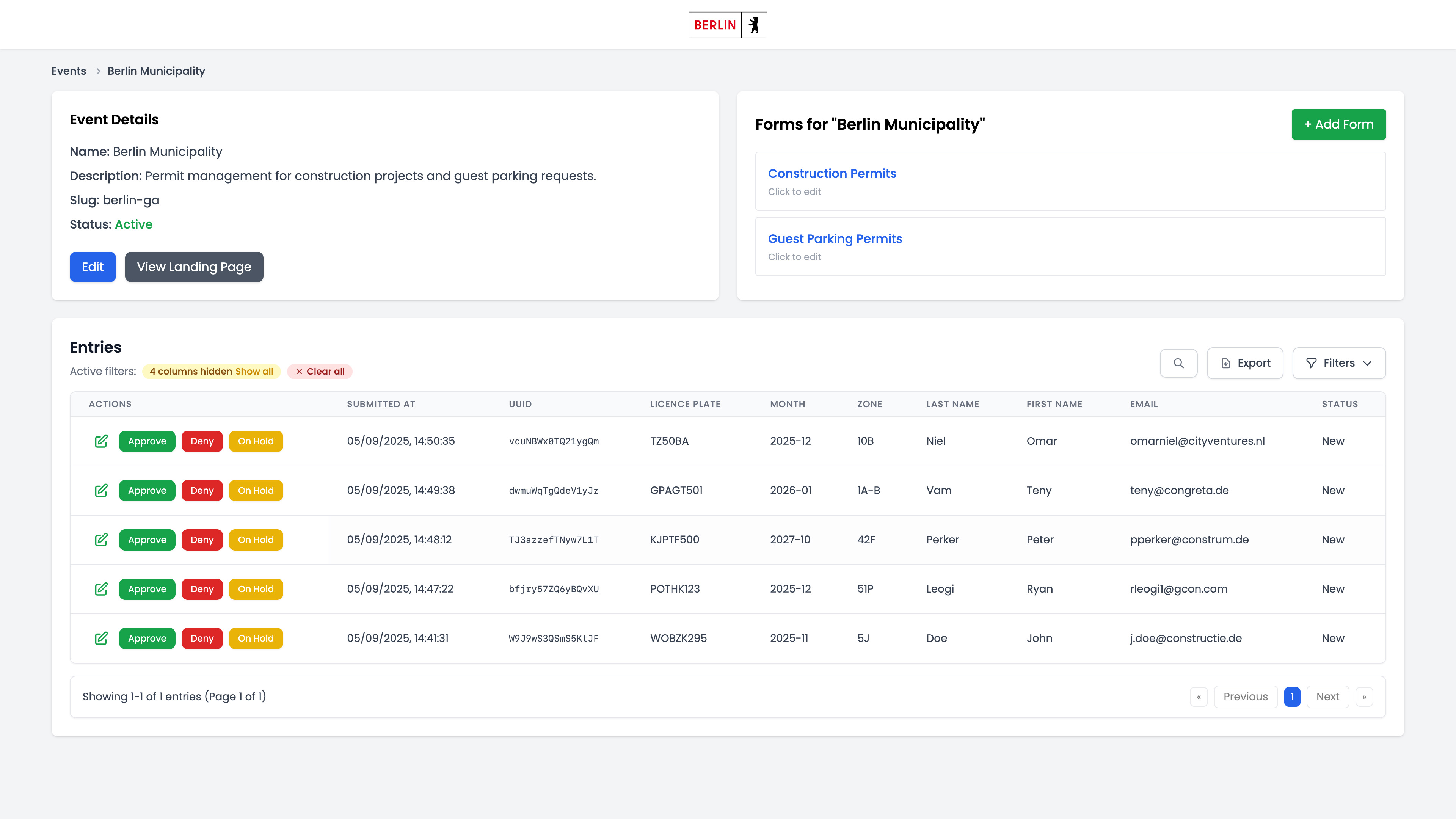 App screenshot